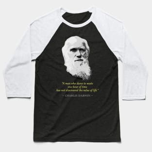 Charles Darwin Quote Baseball T-Shirt